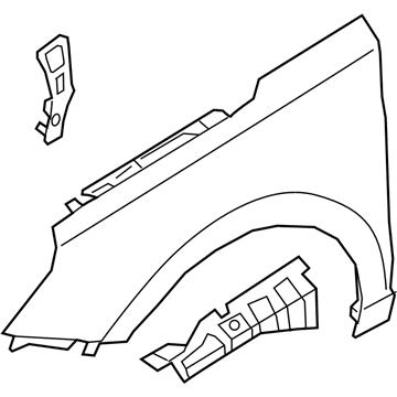 2018 Hyundai Elantra GT Fender - 66320-G3000