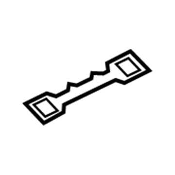 Hyundai 85370-D4000 Guide Plate-Assist Handle Mounting 85370-D4000 Hyundai Guide Plate-Assist Handle Mounting Illustration 1 of 1