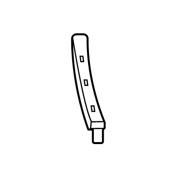Hyundai 86528-K2000 Bracket-FR BPR MTG REINF,RH 86528-K2000 Hyundai Bracket-FR BPR MTG REINF,RH Illustration 1 of 1
