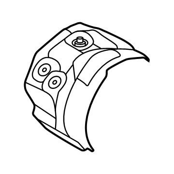 Hyundai 28524-2S301 Protector-Heat Upper 28524-2S301 Hyundai Protector-Heat Upper Illustration 1 of 1