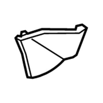 86586-B8AA0 Hyundai Air Duct-Front Bumper,RH Illustration 1 of 1