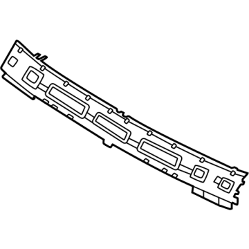 Hyundai 86525-R6000 BRACKET-FR BUMPER CTR,UPR 86525-R6000 Hyundai BRACKET-FR BUMPER CTR,UPR Illustration 1 of 1