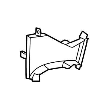 Hyundai 86544-R6000 Front Bumper Air Duct Right Hand 86544-R6000 Hyundai Front Bumper Air Duct Right Hand Illustration 1 of 1