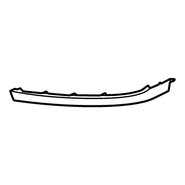 Hyundai 86595-R6000-CA MOULDING-FRONT BUMPER LOWER,LH 86595-R6000-CA Hyundai MOULDING-FRONT BUMPER LOWER,LH Illustration 1 of 1