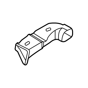 37573-P0000 Hyundai Duct Assembly-Outlet Illustration 1 of 1