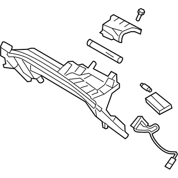 Hyundai 84540-2E500-U7 Glove Box Housing Cover Assembly Upper 84540-2E500-U7 Hyundai Glove Box Housing Cover Assembly Upper Illustration 1 of 1