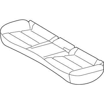 Hyundai 89160-F3000-YJC Rear Seat Cushion Covering Assembly 89160-F3000-YJC Hyundai Rear Seat Cushion Covering Assembly Illustration 1 of 1