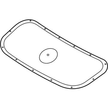 81125-CW000 Hyundai Hood Insulating Pad Illustration 1 of 1