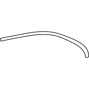Hyundai 86392-25000 Tape-Rear Door Black Frame Upper,RH 86392-25000 Hyundai Tape-Rear Door Black Frame Upper,RH Illustration 1 of 1