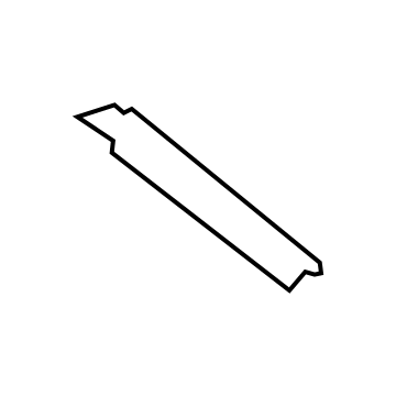 Hyundai 77523-BE000 TAPE-RR DR FRAME BLACK RR,RH 77523-BE000 Hyundai TAPE-RR DR FRAME BLACK RR,RH Illustration 1 of 1