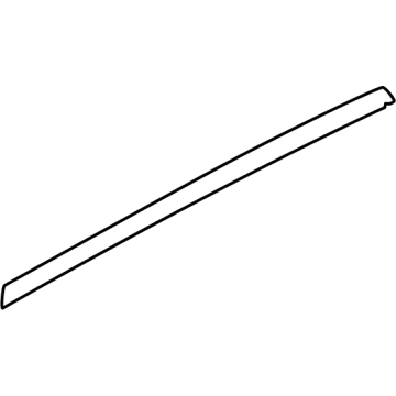 Hyundai 77512-BE000 BLACK TAPE-RR DR FRAME UPR,LH 77512-BE000 Hyundai BLACK TAPE-RR DR FRAME UPR,LH Illustration 1 of 1
