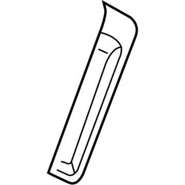 88131-2E000-J9 Hyundai Front Seat Back Cover Assembly Left Hand Illustration 1 of 1