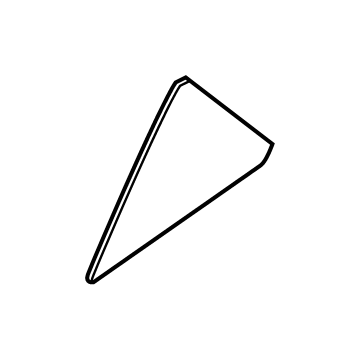 Hyundai 83417-K2000 Glass Rear Door Fixed Left Hand 83417-K2000 Hyundai Glass Rear Door Fixed Left Hand Illustration 1 of 1