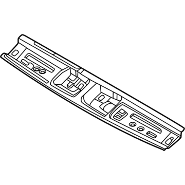 Hyundai 67121-K5000 RAIL ASSY-ROOF FR 67121-K5000 Hyundai RAIL ASSY-ROOF FR Illustration 1 of 1