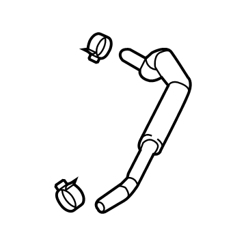 Hyundai 26710-2M010 Breather Hose Assembly 26710-2M010 Hyundai Breather Hose Assembly Illustration 1 of 1