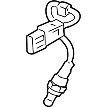 39210-3F140 Hyundai Sensor Assembly-Oxygen,Rear(RH) Illustration 1 of 1