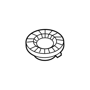 Hyundai 55334-AT000 PAD-REAR SPRING,UPR 55334-AT000 Hyundai PAD-REAR SPRING,UPR Illustration 1 of 1