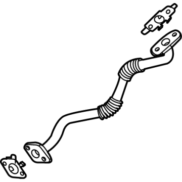 Hyundai 28248-2MHA0 Pipe Assembly-Oil Drain 28248-2MHA0 Hyundai Pipe Assembly-Oil Drain Illustration 1 of 1