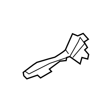 82665-P6200 Hyundai BASE ASSY-FR DR O/S HANDLE RH Illustration 1 of 1