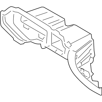 Hyundai 84760-4D000-CS Lower Crash Pad Panel Assembly Right Hand 84760-4D000-CS Hyundai Lower Crash Pad Panel Assembly Right Hand Illustration 1 of 1