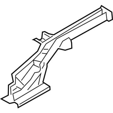 Hyundai 65710-K2100 Rear Floor Side Member Assembly Left Hand 65710-K2100 Hyundai Rear Floor Side Member Assembly Left Hand Illustration 1 of 1
