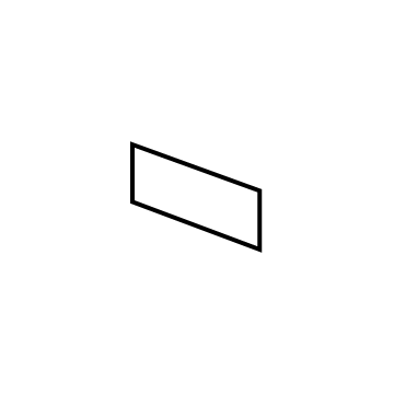 87375-B8000 Hyundai Back Panel Moulding Pad Illustration 1 of 1