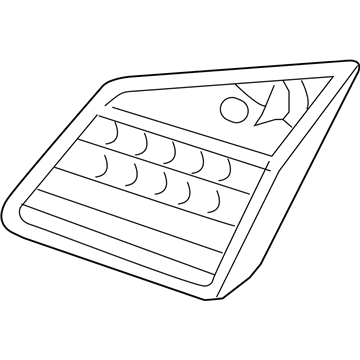 92413-3M050 Hyundai Lens & Housing-Rear Combination Inside Lamp,LH Illustration 1 of 1