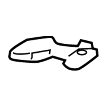 86552-2V000 Hyundai Front Bumper Upper Side Mounting Bracket Illustration 1 of 1