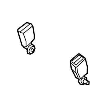 Hyundai 89830-D2100-NNB Buckle Assembly-RR S/BELT,LH 89830-D2100-NNB Hyundai Buckle Assembly-RR S/BELT,LH Illustration 1 of 1