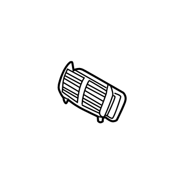 Hyundai 97040-L1AA0-VCA AIR VENTILATOR ASSY-CONSOLE 97040-L1AA0-VCA Hyundai AIR VENTILATOR ASSY-CONSOLE Illustration 1 of 1