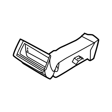 Hyundai 97020-L1AA0 DUCT ASSY-REAR A/VENT,NO.2 97020-L1AA0 Hyundai DUCT ASSY-REAR A/VENT,NO.2 Illustration 1 of 1