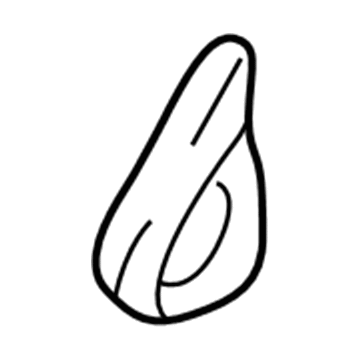Hyundai 88071-26000-FB Front Seat Recliner Knob Left Hand 88071-26000-FB Hyundai Front Seat Recliner Knob Left Hand Illustration 1 of 1