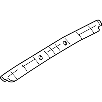 Hyundai 81760-25200-LT Tail Gate Upper Trim Assembly 81760-25200-LT Hyundai Tail Gate Upper Trim Assembly Illustration 1 of 1