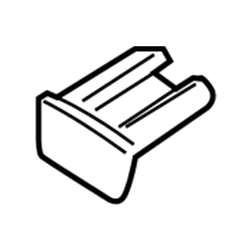Hyundai 87218-G3000 Piece-Roof Garnish End Front,LH 87218-G3000 Hyundai Piece-Roof Garnish End Front,LH Illustration 1 of 1