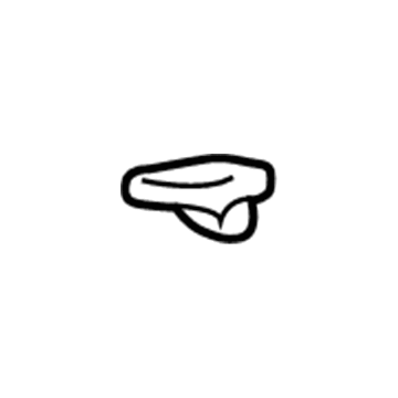 Hyundai 85235-38000-CI Sunvisor Retainer 85235-38000-CI Hyundai Sunvisor Retainer Illustration 1 of 1