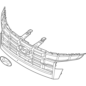 2025 Hyundai Santa Cruz Grille - 86350-K5500-SPA