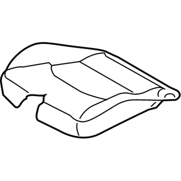 Hyundai 88160-G3410-PMD Front Seat Cushion Cover Left 88160-G3410-PMD Hyundai Front Seat Cushion Cover Left Illustration 1 of 1