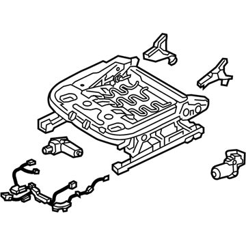 Hyundai 88500-G3120-TRY Left Hand Track Assembly 88500-G3120-TRY Hyundai Left Hand Track Assembly Illustration 1 of 1