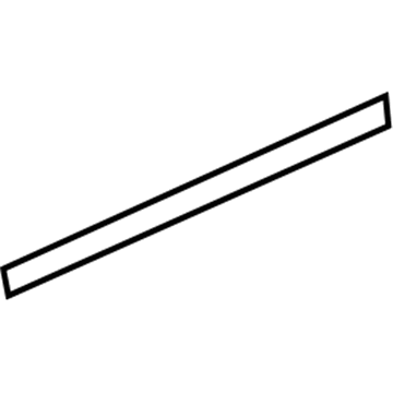 Hyundai 86392-2E000 Tape-Rear Door Black Frame Upper,RH 86392-2E000 Hyundai Tape-Rear Door Black Frame Upper,RH Illustration 1 of 1
