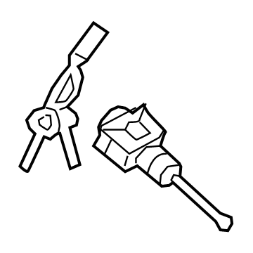 Hyundai 81970-N9A00 Key Sub Set-Door,Lh 81970-N9A00 Hyundai Key Sub Set-Door,Lh Illustration 1 of 1