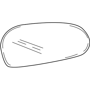 2001 Hyundai Accent Car Mirror - 87611-25730