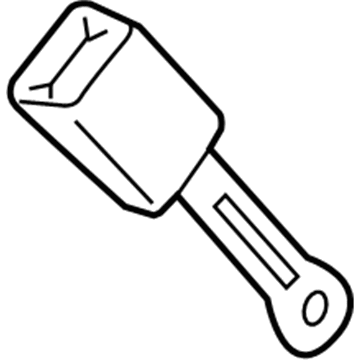 Hyundai 88840-B8500-NBC Front Seat Belt Buckle Assembly Right Hand 88840-B8500-NBC Hyundai Front Seat Belt Buckle Assembly Right Hand Illustration 1 of 1