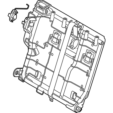 89410-K2110-NNB Hyundai Frame Assembly-RR Seat Back,RH Illustration 1 of 1