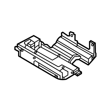 Hyundai 36546-1XAB0 COVER-MOTOR SOUND ABSORPTION,L 36546-1XAB0 Hyundai COVER-MOTOR SOUND ABSORPTION,L Illustration 1 of 1