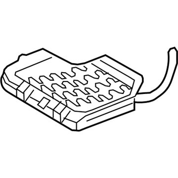 Hyundai 89201-0W500 Upper Cushion Frame Assembly 89201-0W500 Hyundai Upper Cushion Frame Assembly Illustration 1 of 1