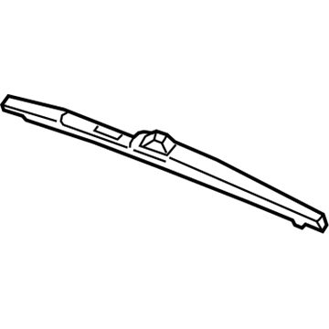 1RH09-AK011-R Hyundai Blade Assembly-Wiper,Rear Illustration 1 of 1