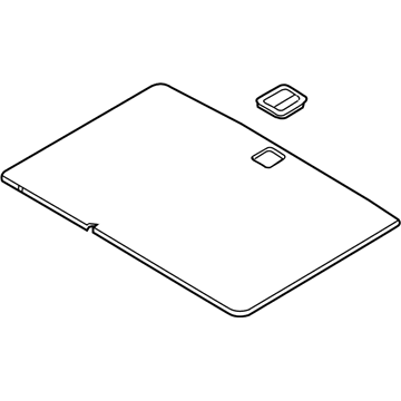Hyundai 85710-1E540-MC Luggage Covering Mat Assembly 85710-1E540-MC Hyundai Luggage Covering Mat Assembly Illustration 1 of 1