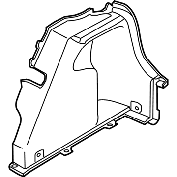 Hyundai 85740-1E500-WK Luggage Side Trim Assembly Right Hand 85740-1E500-WK Hyundai Luggage Side Trim Assembly Right Hand Illustration 1 of 1