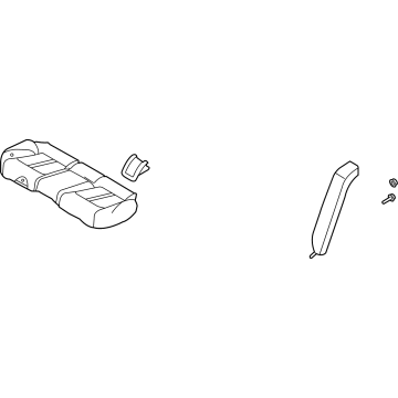 Hyundai 89407-L5710-VSN Back Assembly-RR Seat Side RH 89407-L5710-VSN Hyundai Back Assembly-RR Seat Side RH Illustration 1 of 1