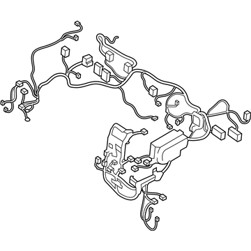 Hyundai 91205-G2132 Wiring Assembly Front 91205-G2132 Hyundai Wiring Assembly Front Illustration 1 of 1